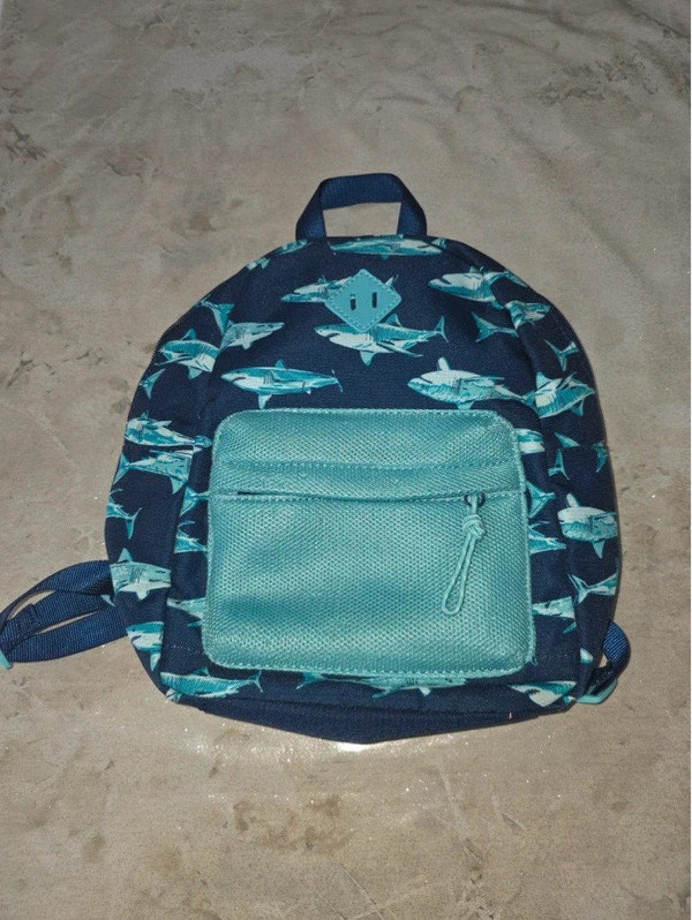 Cat & Jack Shark Mini Backpack - Blue / TeaL